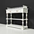  Retro Console Table 55.11 inches 3D model small image 3