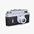 Vintage Zorki 4 Rangefinder Camera 3D model small image 1