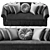 Elegant Modern Sofa: Gianfranco-Ferre_STEPHANY 3D model small image 3