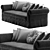 Elegant Modern Sofa: Gianfranco-Ferre_STEPHANY 3D model small image 4