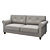 Pohjanmaan GLORIA: Stylish Convertible Sofa 3D model small image 1