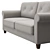 Pohjanmaan GLORIA: Stylish Convertible Sofa 3D model small image 2