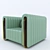 Mezzo RIVERS Armchair: Stylish, Comfortable, Timeless 3D model small image 2