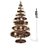 Vintage Steampunk Christmas Tree 3D model small image 1