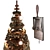 Vintage Steampunk Christmas Tree 3D model small image 2