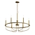 Elegant Venumblack Chandelier 3D model small image 1