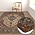 1942 Carpets Set: High-Quality Textures for Close and Far Perspectives 3D model small image 5
