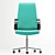 Elegant and Ergonomic Office Chair 3D model small image 2