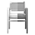 Ortigia Outdoor Chair: Stylish & Comfortable 3D model small image 4