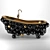 Newton Bathtub - Art Deco Style Luxury Bath 3D model small image 2