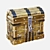 Vintage Treasure Chest 3D model small image 2