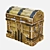 Vintage Treasure Chest 3D model small image 4