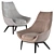 Elegant ERMES Armchair: Contemporary Comfort 3D model small image 1