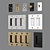 Sleek US Switches in Chic Finishes 3D model small image 2