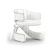 Elegant Floating Velvet Chair 3D model small image 5