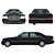 Classic Mercedes w140 - 3D Model 3D model small image 3