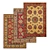 1946 Carpets Set: High Quality Textures for Close and Distant Views 3D model small image 1