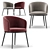 Elegant Filmore Dining Chair 3D model small image 2