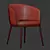 Elegant Filmore Dining Chair 3D model small image 1