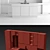 Modular Hadi Kitchen - Customizable & Space-saving 3D model small image 4