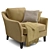 Elegant Saloni BS Armchair: Timeless Luxury 3D model small image 1