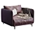 Modern Comfort Armchair K2 3D model small image 3