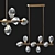 Elegant LISERNO Chandelier by Romatti 3D model small image 1