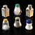 Elegant Salt Shaker Set 3D model small image 1