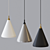 Minimalist Conical Pendant Light 3D model small image 2