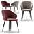 Sleek and Stylish Natuo Dining Chairs 3D model small image 1