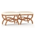 Vintage White Carved Bench 3D model small image 9