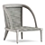 Rock Garden Lounge Chair: Sleek and Stylish Design 3D model small image 4
