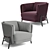 Comfort Cradle Armchair 3D model small image 4