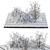 Winter Wonderland Garden Trees Set 3D model small image 2