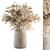 Eternal Blooms: Dried Plant Bouquet 3D model small image 1