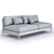 Sleek Elliot Modular Sectional 3D model small image 4