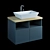 High-Tech Vanity Unit with Stylish Basin 3D model small image 3