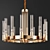 Elegant Art Chandelier: The Epitome of Luxury 3D model small image 1