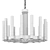 Elegant Art Chandelier: The Epitome of Luxury 3D model small image 3