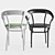 Bent Beechwood Armchair: Sleek and Stylish 3D model small image 1