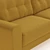 Luxury Velvet Discovery Sofa 3D model small image 2