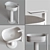 Agape Immersion Washbasin Set 3D model small image 5