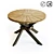 Foldable Acacia Garden Coffee Table 3D model small image 1