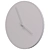 Stylish Upstairs Wall Clock 3D model small image 4