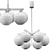 Elegant Globe Pendant Chandelier 3D model small image 2