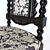 Vintage Charm Antique Chair 3D model small image 3