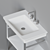 Agape Novecento XL Washbasin Set 3D model small image 3