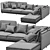 Modern Comfort: Sofa K2 by Arflex 3D model small image 5