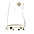 Gold Shell Pendant Chandelier - Mantra 7261 3D model small image 1