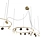 Gold Shell Pendant Chandelier - 7355 Ohm 3D model small image 2